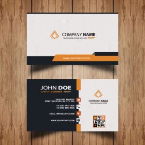 Business card glossy