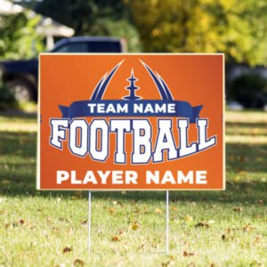 Foot Ball Yard Sign